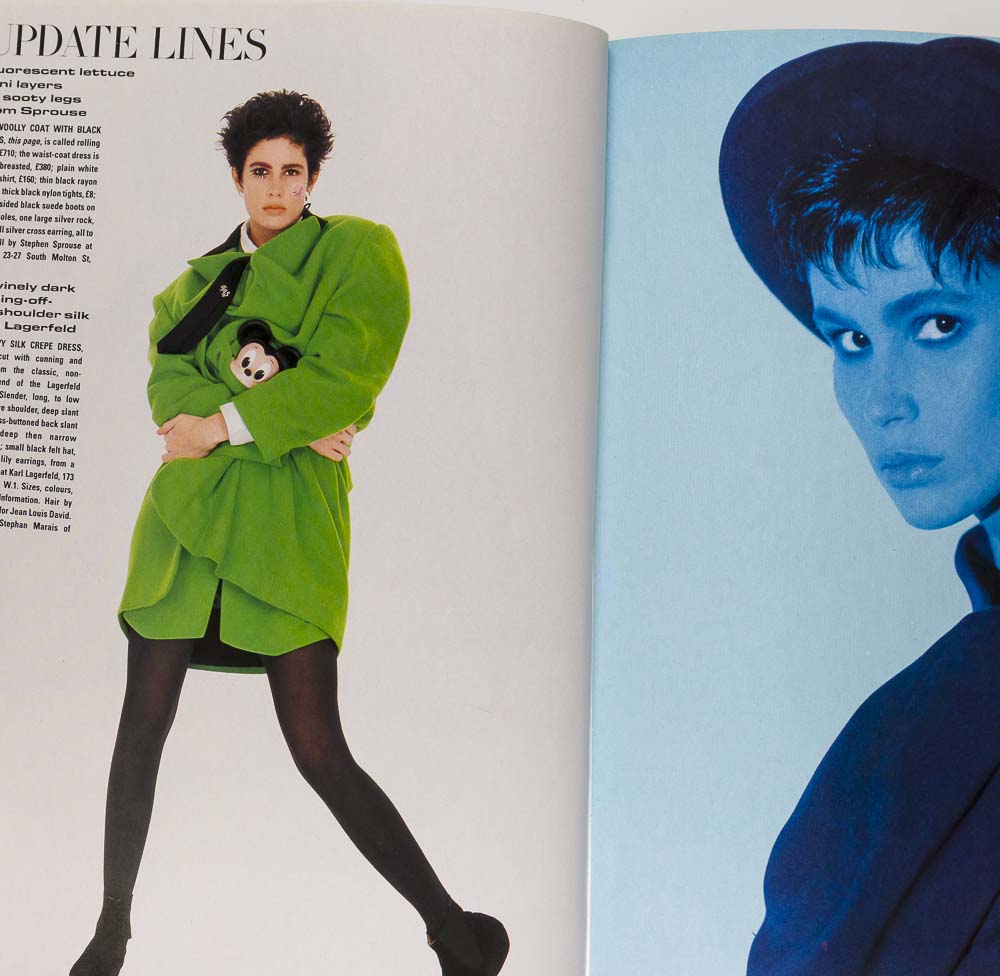 Paolo Roversi Peter Lindbergh COLLECTIONS Vogue magazine 1984