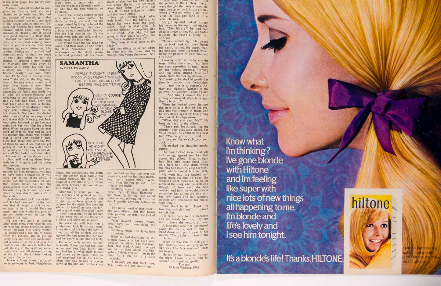 AMANDA LEAR John Peel MARSHA HUNT Mary Quant PETTICOAT November 1968