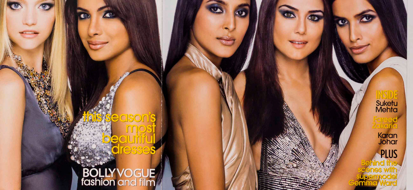 No 1 VOGUE INDIA Bipasha Basu PRIYANKA CHOPRA Gemma Ward October 2007