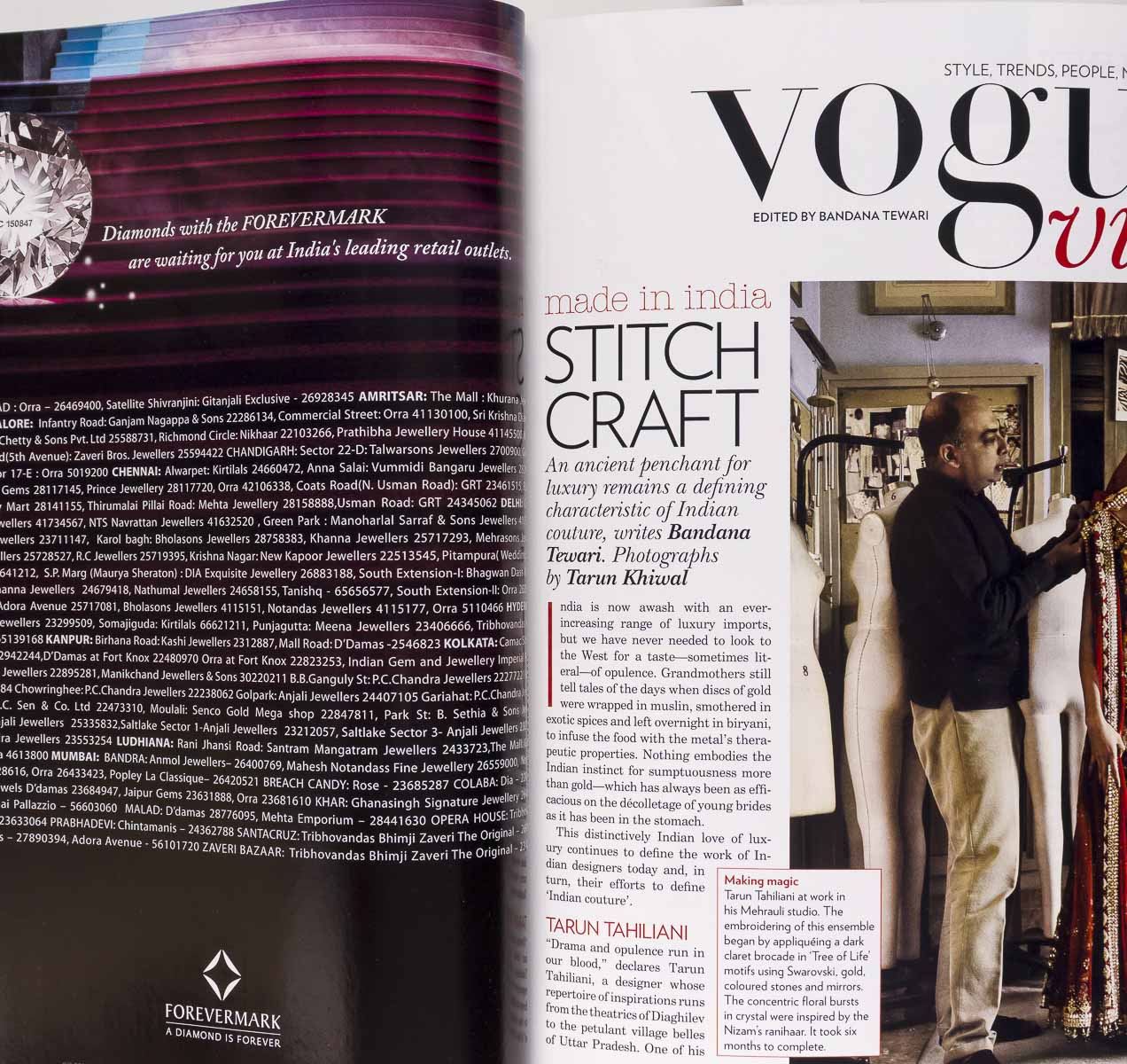 No 1 VOGUE INDIA Bipasha Basu PRIYANKA CHOPRA Gemma Ward October 2007