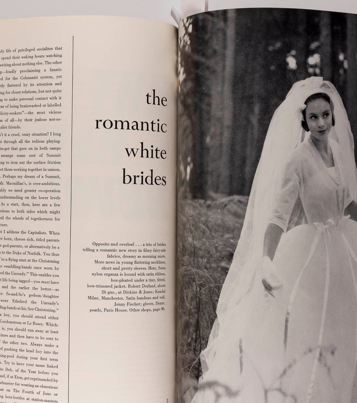 Eileen Dickson BRIGHTON Barton HARPER'S BAZAAR magazine February 1961