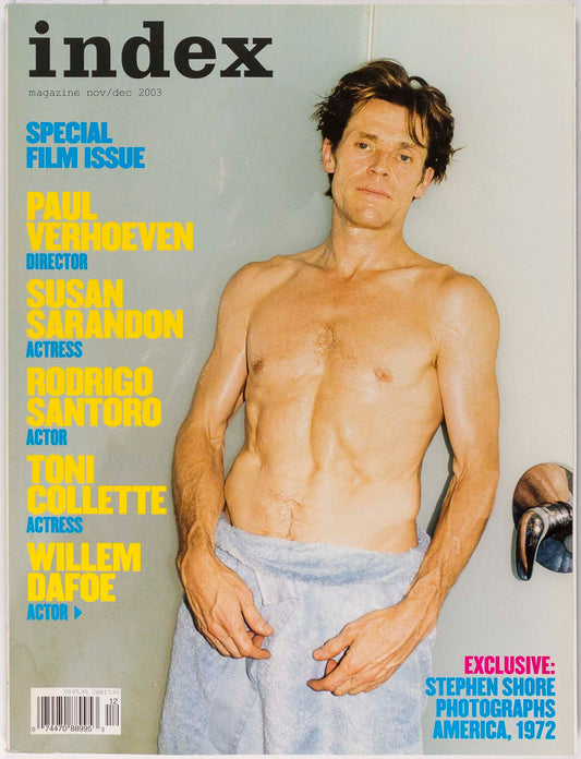 Willem Dafoe EVA GREEN Stephen Shore INDEX magazine November 2003 Paul Verhoeven