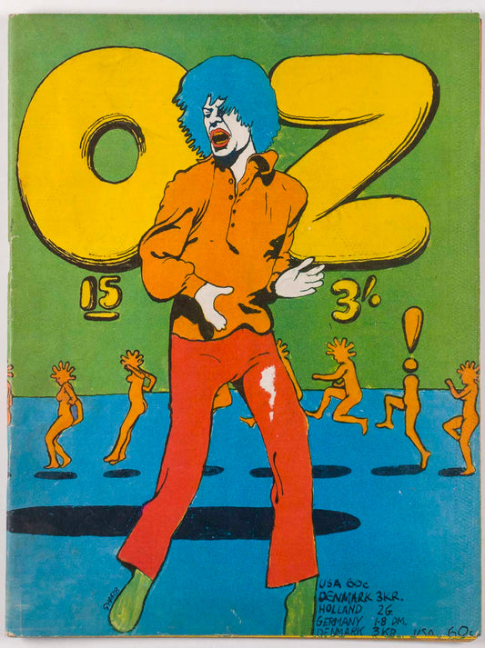 Mick Jagger Martin Sharp Cover Hendrix Poster Oz Magazine No. 15  1968