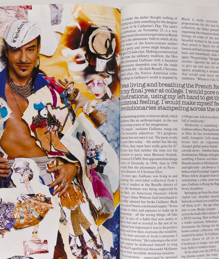 Cate Blanchett DARIA WERBOWY John Galliano UK VOGUE February 2004