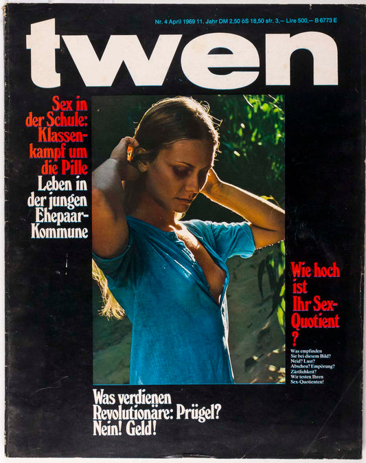 TOM WESSELMANN Pop ARt DAVID HAMILTON Sport TWEN magazine April 1969