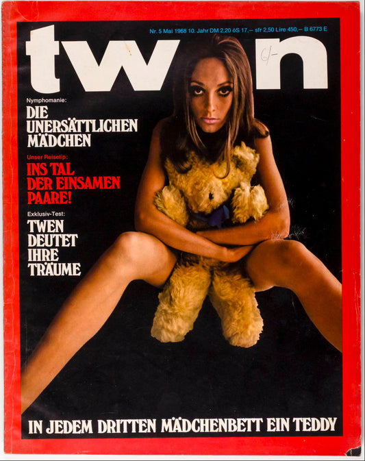 EWA AULIN David Hamilton HEMMINGS Blow Up poster TWEN May 1968 Charlotte March