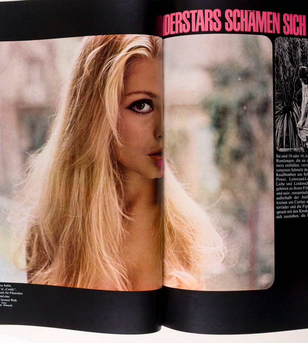 EWA AULIN David Hamilton HEMMINGS Blow Up poster TWEN May 1968 Charlotte March