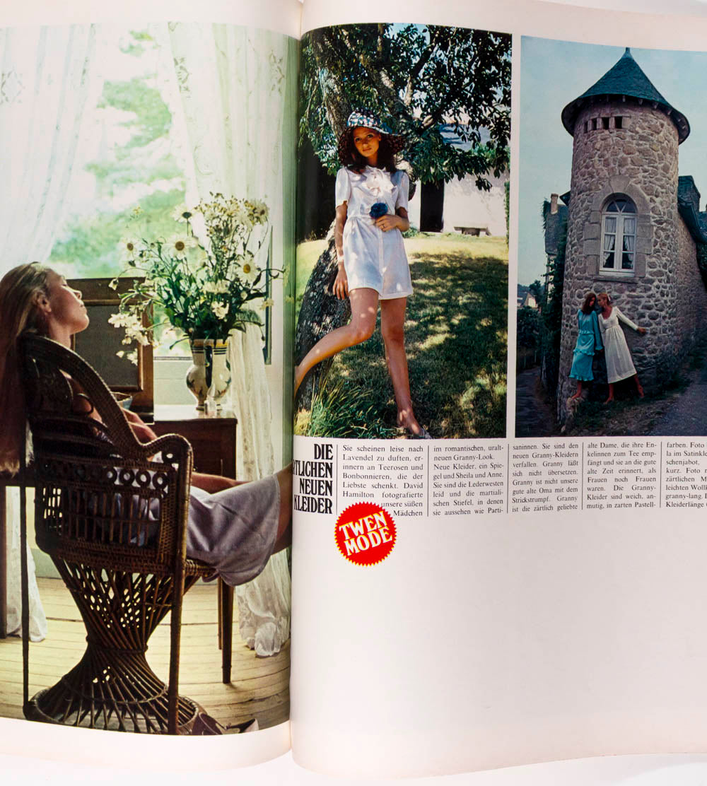 EWA AULIN David Hamilton HEMMINGS Blow Up poster TWEN May 1968 Charlotte March