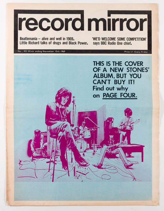 Rolling Stones JOHN LENNON Yoko Ono RECORD MIRROR November 1969