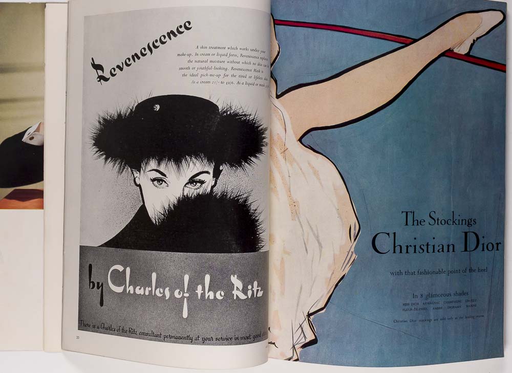 Wenda NORMAN PARKINSON Marlene Dietrich VOGUE June 1954