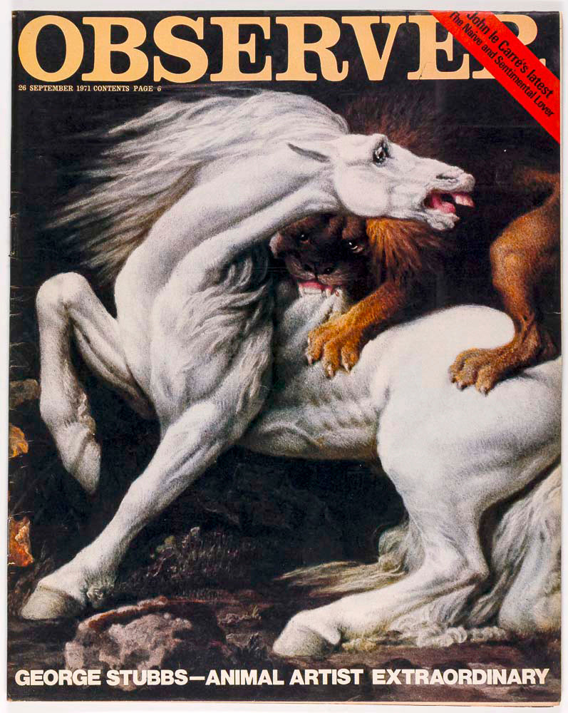 JOHN LE CARRE Pt 2 GEORGE STUBBS Observer magazine 1971 September 26th