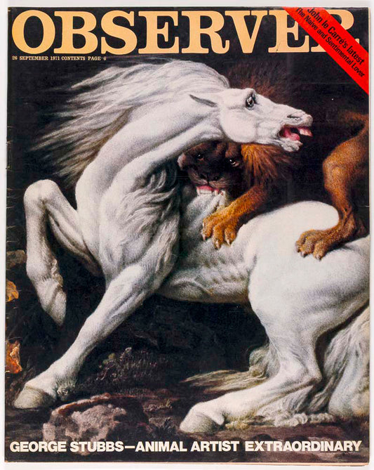 JOHN LE CARRE Pt 2 GEORGE STUBBS Observer magazine 1971 September 26th