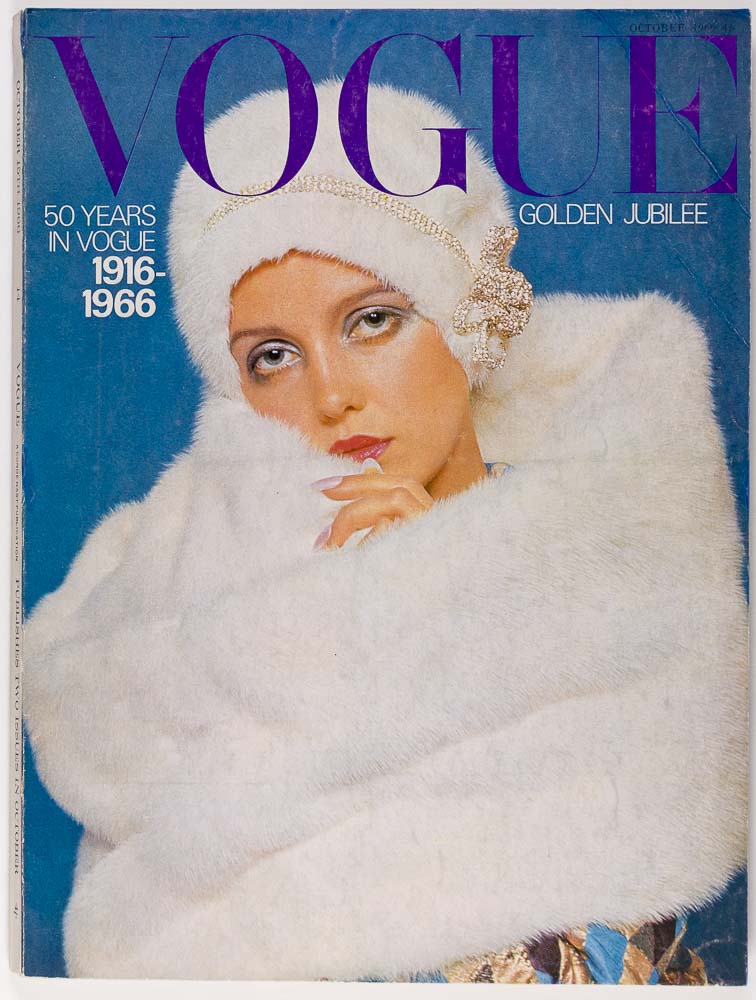 Audrey Hepburn DONYALE LUNA Vogue October 1966 HELMUT NEWTON Jubilee