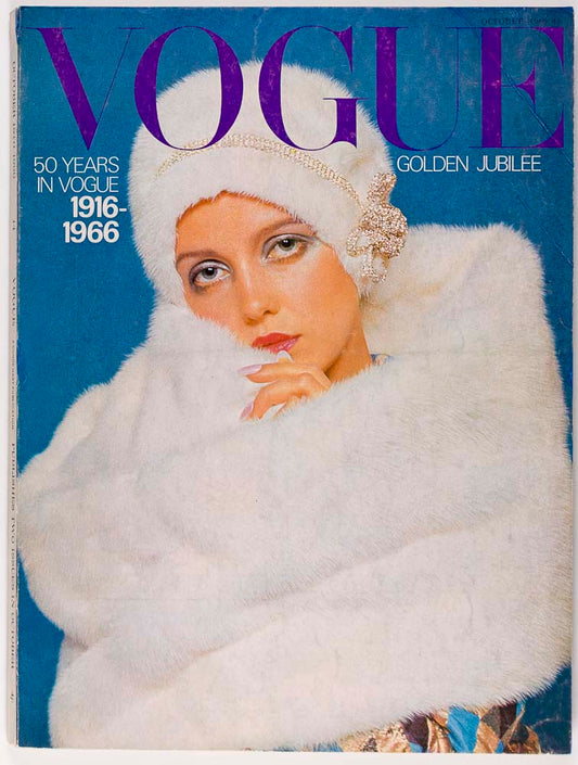 Audrey Hepburn DONYALE LUNA Vogue October 1966 HELMUT NEWTON Jubilee