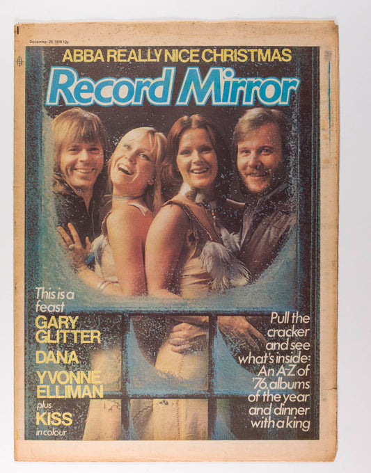 ABBA Yvonne Elliman DANA Record Mirror magazine December 25 1976 XMAS