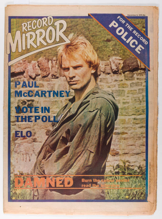 Sting THE DAMNED Paul McCartney RECORD MIRROR December 8 1979