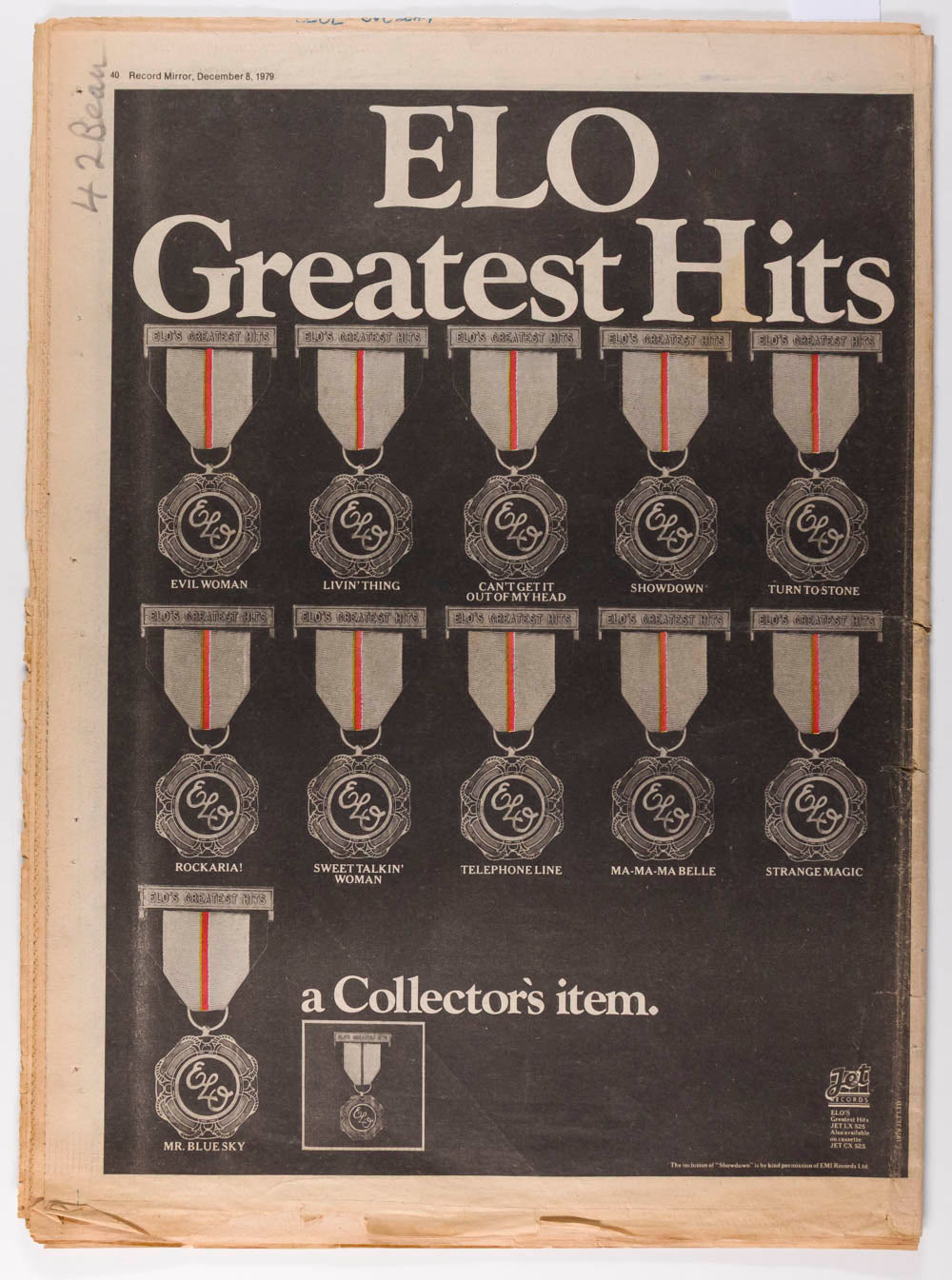Sting THE DAMNED Paul McCartney RECORD MIRROR December 8 1979