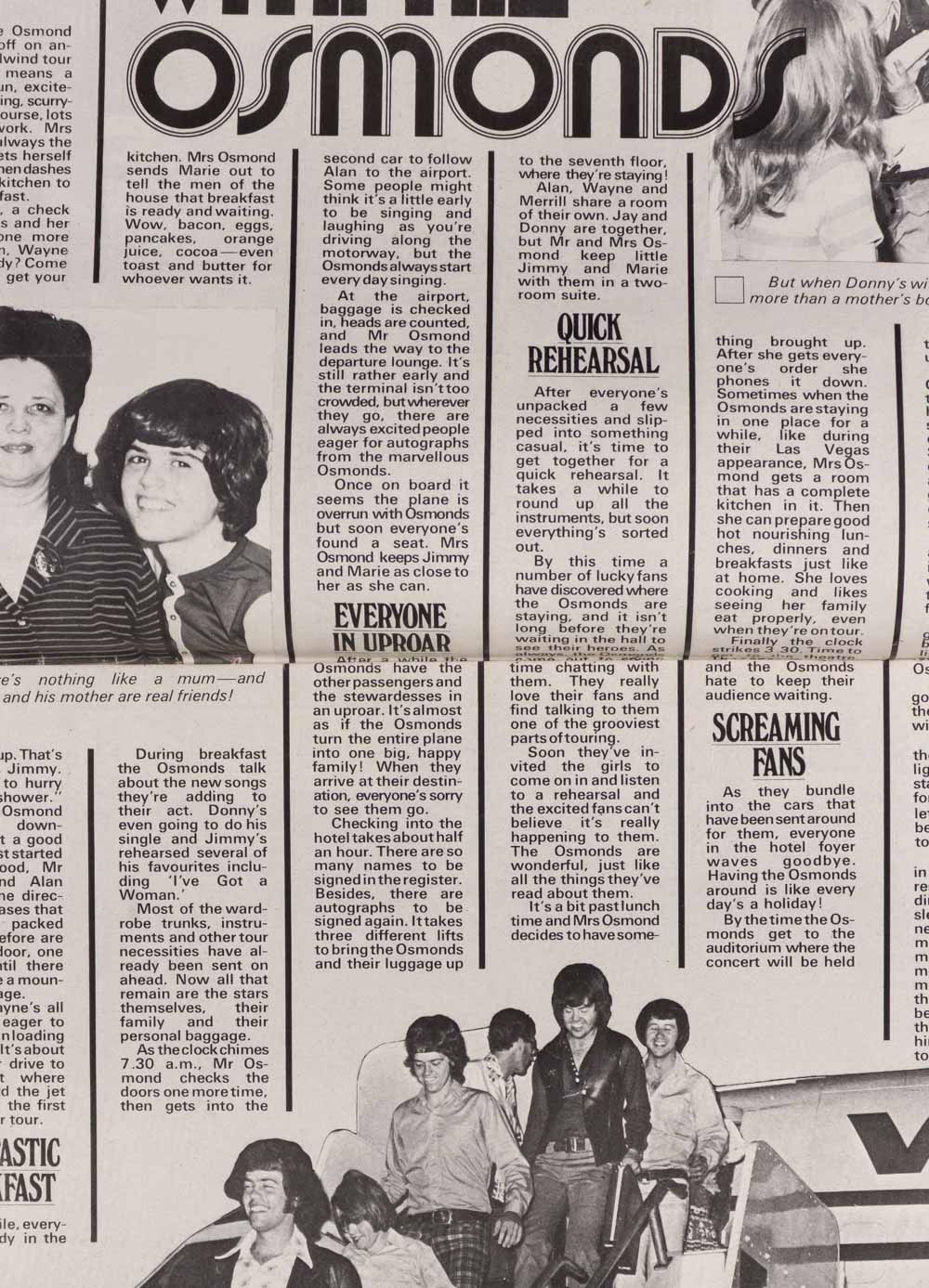 DONNY OSMOND Michael Jackson RICK SPRINGFIELD Music Star 13 March 1973