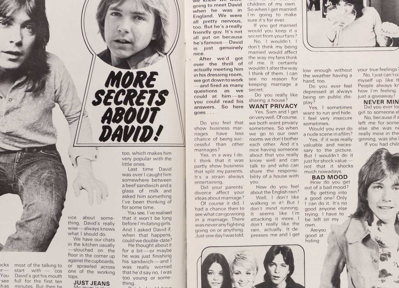 DONNY OSMOND Michael Jackson RICK SPRINGFIELD Music Star 13 March 1973