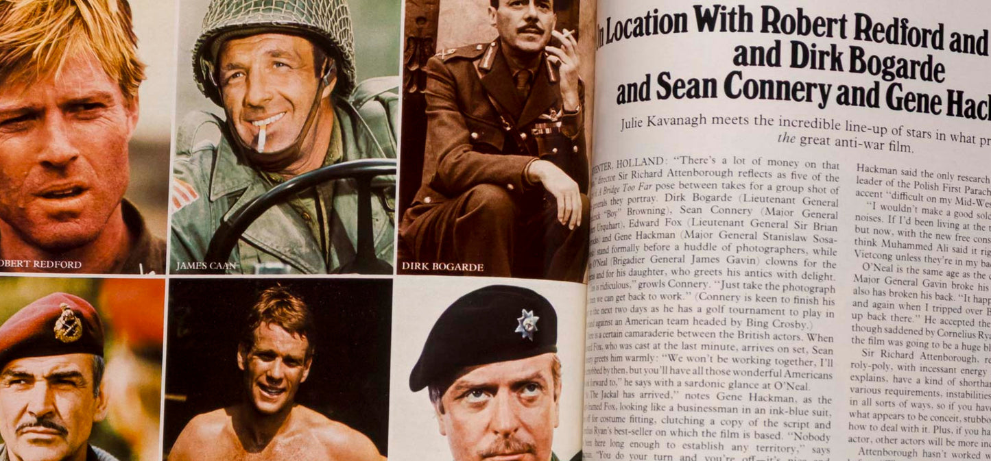 Yelitza Karolyi MICHAEL CAINE Sean Connery UK COSMOPOLITAN April 1977