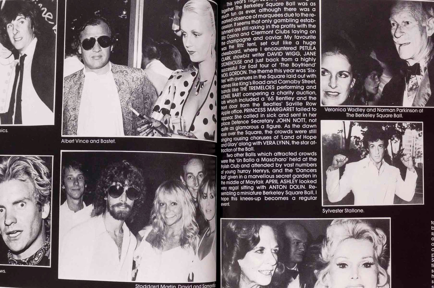 Fiona Fullerton ANTONIO LOPEZ Alan Parker AVANTGARDE INTERNATIONAL '82