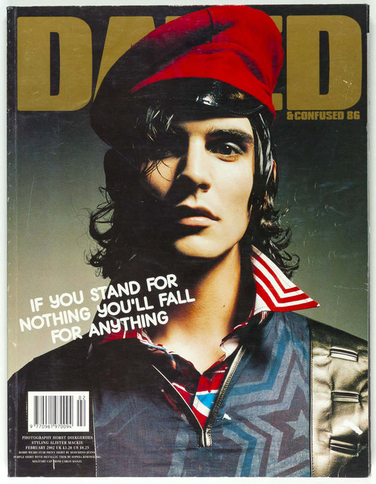 Electro Pop MARC QUINN Mens Fashion DAZED & CONFUSED magazine #86 2002