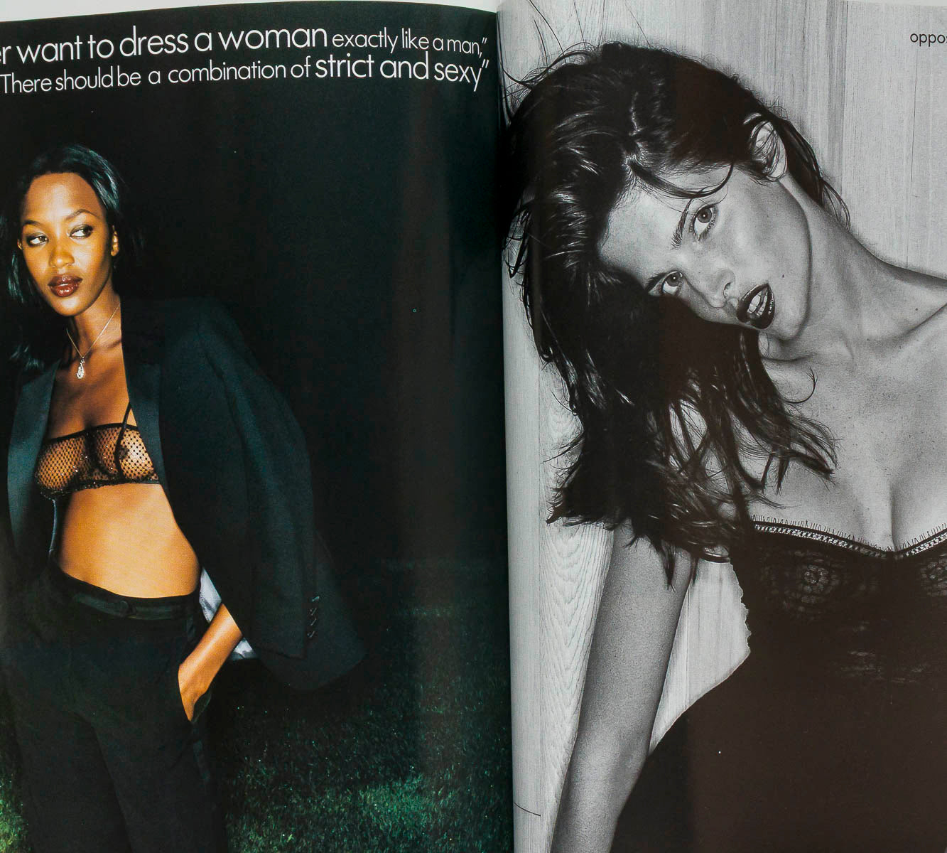 Nadja Auermann VIVIENNE WESTWOOD Stephanie Seymour VOGUE September 1994 Twombly