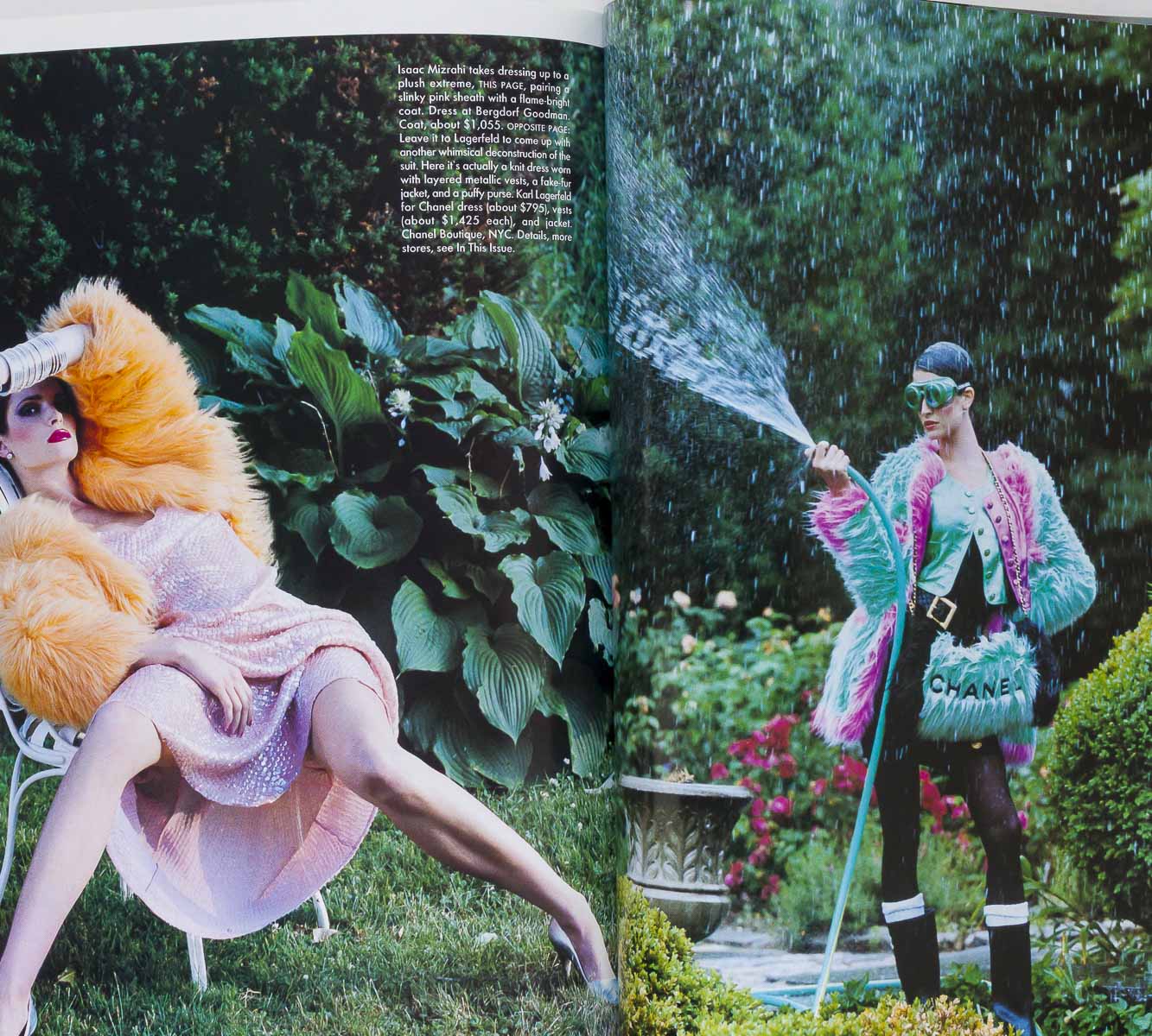 Nadja Auermann VIVIENNE WESTWOOD Stephanie Seymour VOGUE September 1994 Twombly