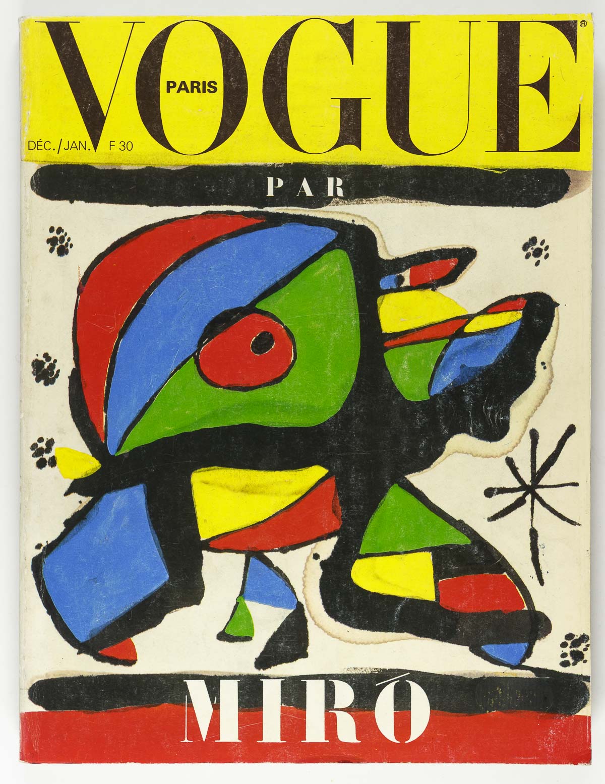 JOAN MIRO guest edited Helmut Newton KELLY EMBERG PARIS VOGUE 1979