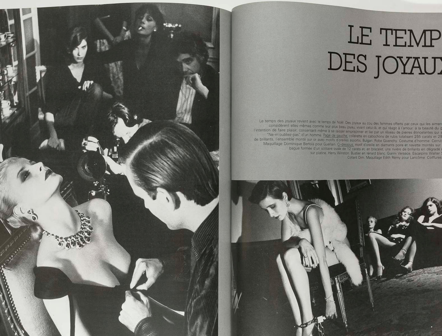 JOAN MIRO guest edited Helmut Newton KELLY EMBERG PARIS VOGUE 1979