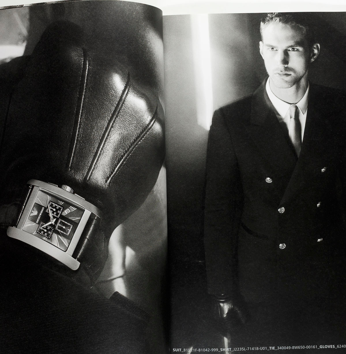 EMPORIO ARMANI Mert & Marcus Lookbook Winter 2008 2009 Matt Loewen