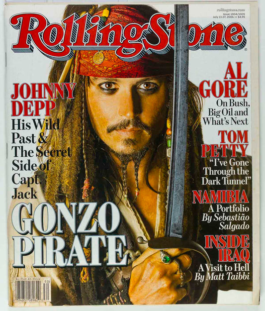 Johnny Depp Tom Petty Scott Strorch Rolling Stone magazine July 2006