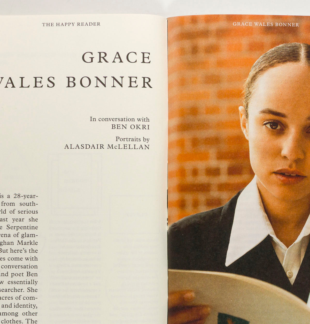 Grace Wales Bonner THE HAPPY READER magazine WINTER 2019 #14