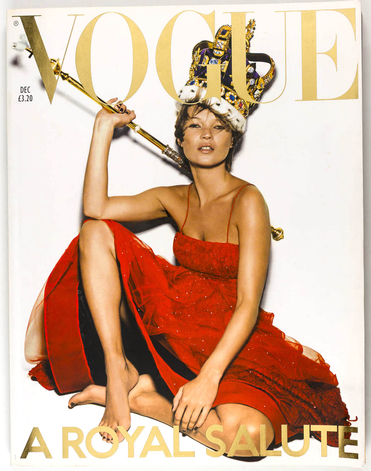 KATE MOSS Royal Salute VOGUE MAGAZINE UK December 2001 Nick Knight