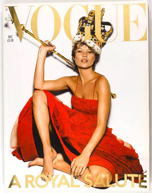 KATE MOSS Royal Salute VOGUE MAGAZINE UK December 2001 Nick Knight
