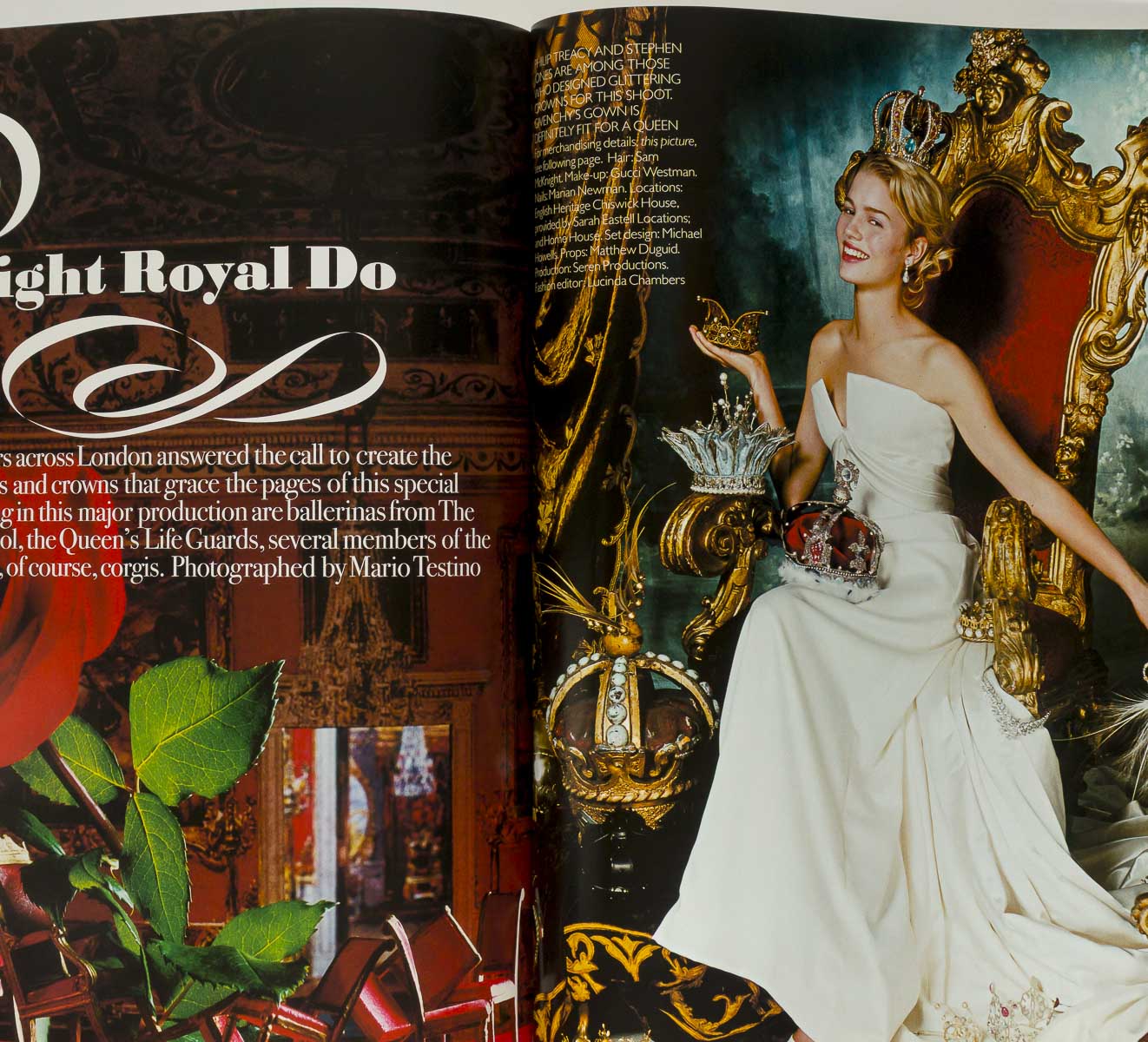 KATE MOSS Royal Salute VOGUE MAGAZINE UK December 2001 Nick Knight