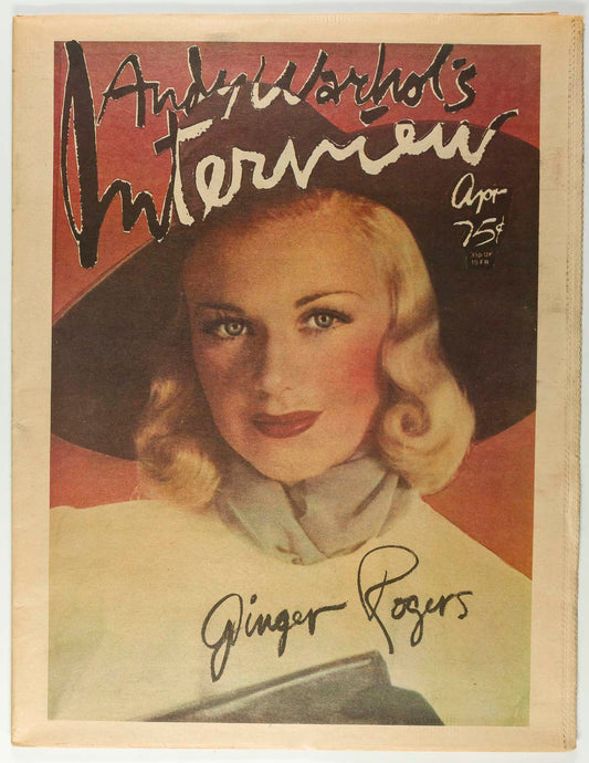 GREY GARDENS Ginger Rogers VICTOR HUGO Interview magazine April 1976