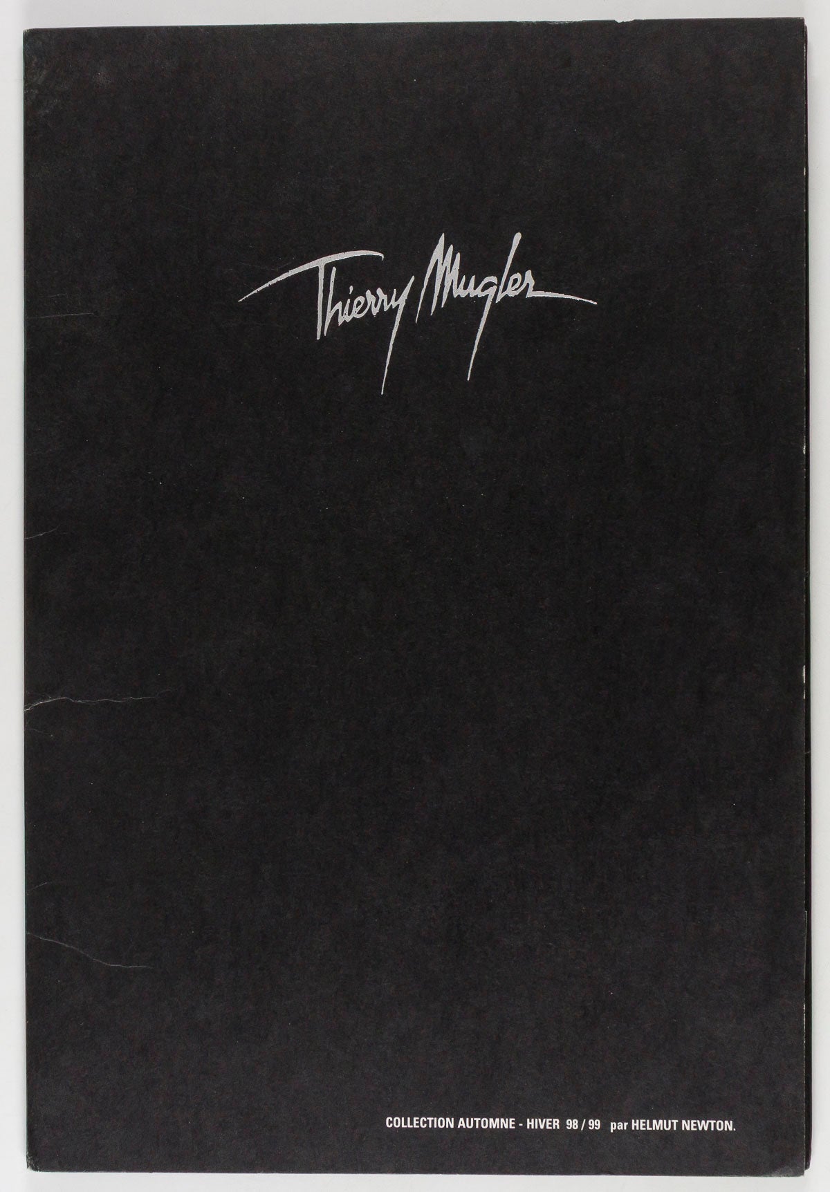 HELMUT NEWTON prints THIERRY MUGLER Winter 1998 1999 lookbook MONACO