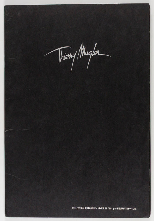 HELMUT NEWTON prints THIERRY MUGLER Winter 1998 1999 lookbook MONACO