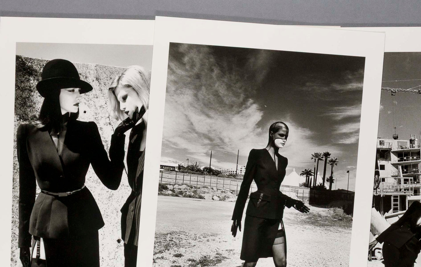 HELMUT NEWTON prints THIERRY MUGLER Winter 1998 1999 lookbook MONACO