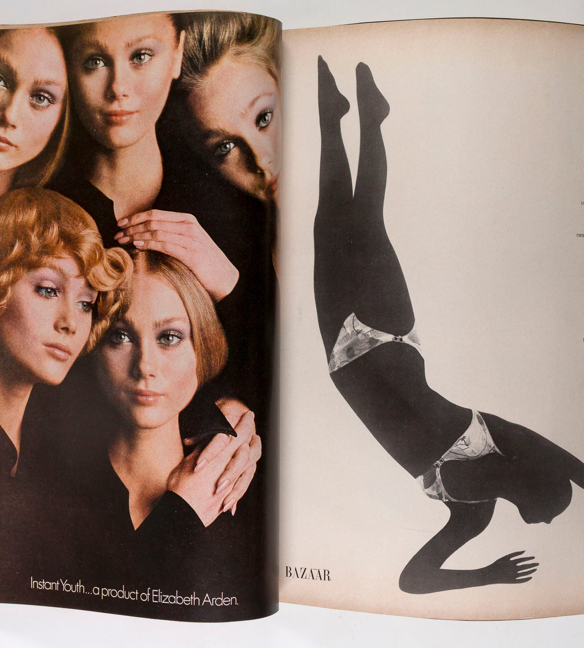 Fashion Streaks Alberto Rizzo HARPER'S BAZAAR magazine January 1970