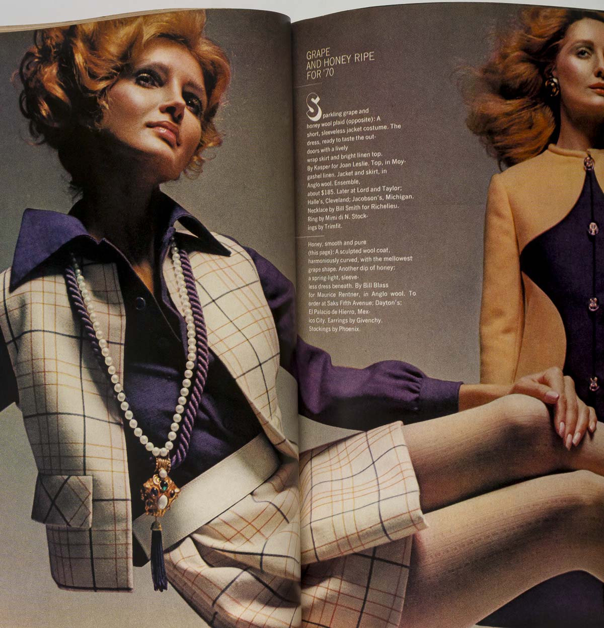 Fashion Streaks Alberto Rizzo HARPER'S BAZAAR magazine January 1970