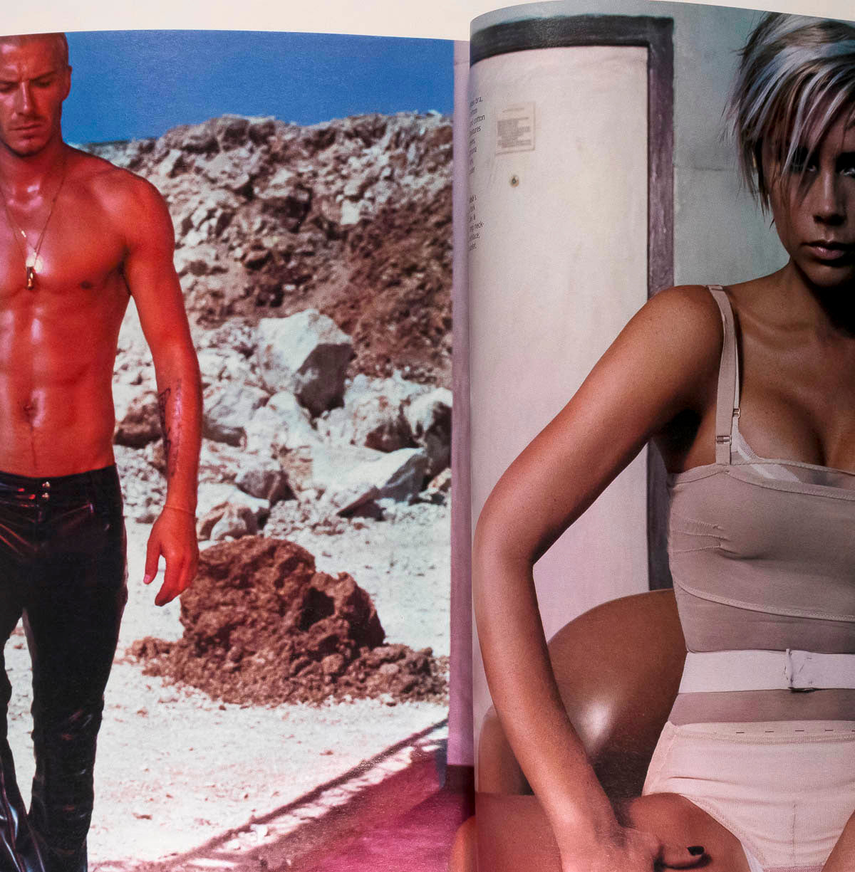 Victoria and David Beckham Steven Klein Doutzen Kroes W Magazine August 2007