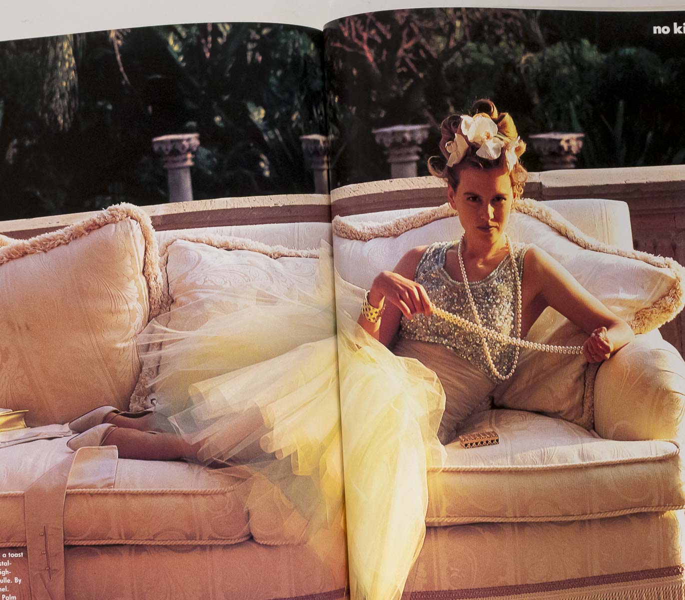 Claudia Schiffer NAOMI CAMPBELL Johnny Depp BRUCE WEBER VOGUE Jun 1992