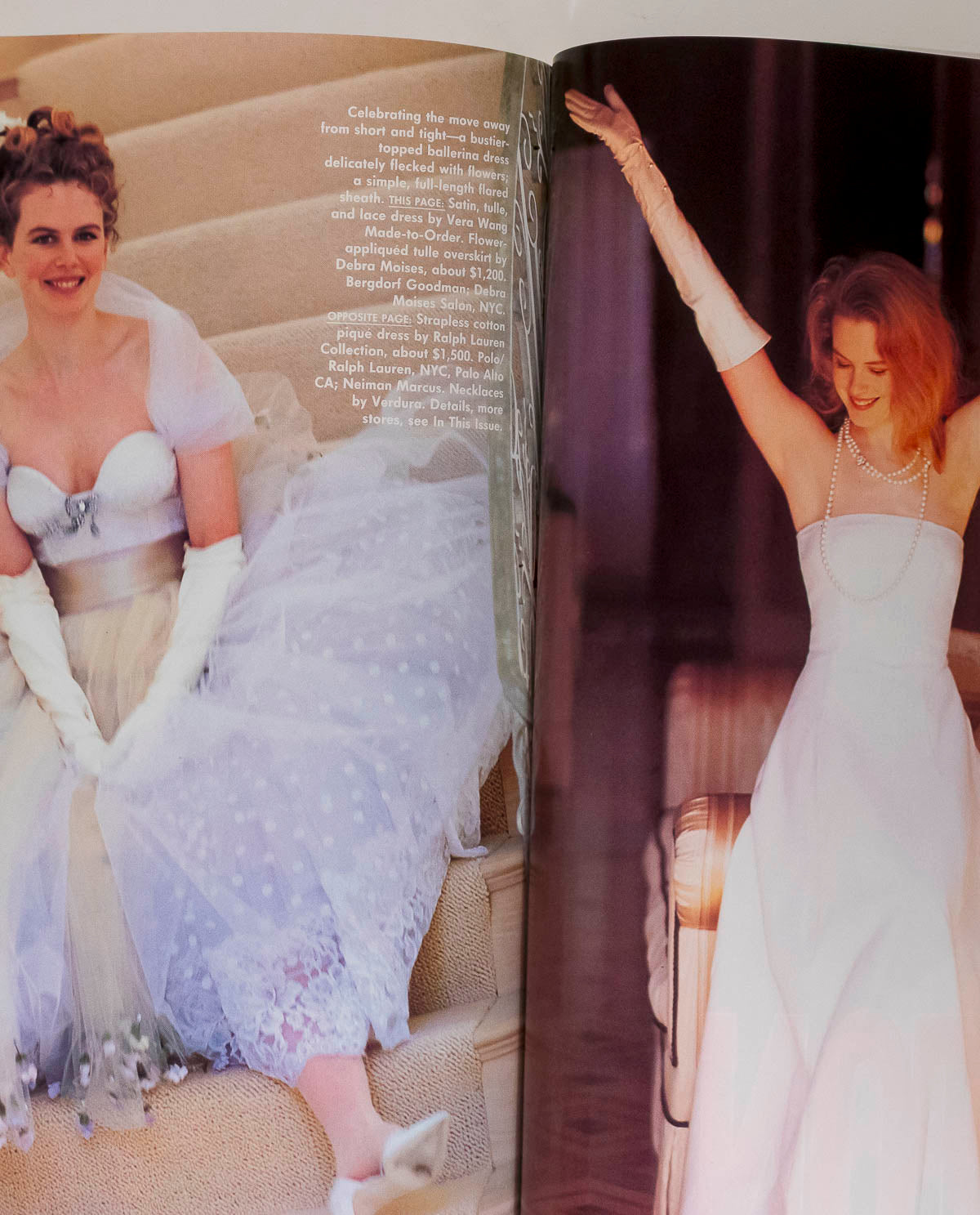 Claudia Schiffer NAOMI CAMPBELL Johnny Depp BRUCE WEBER VOGUE Jun 1992