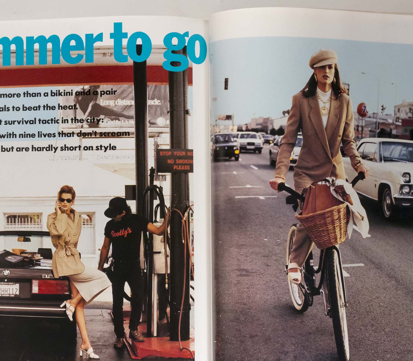 Claudia Schiffer NAOMI CAMPBELL Johnny Depp BRUCE WEBER VOGUE Jun 1992