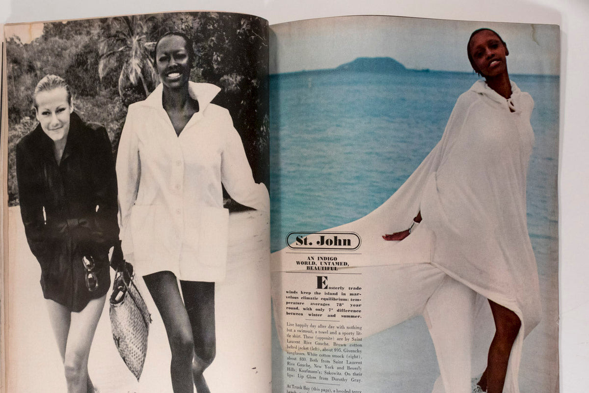 Marisa Berenson HALSTON Elsa Peretti HIRO Harper's Bazaar magazine May 1972 vtg (Copy)