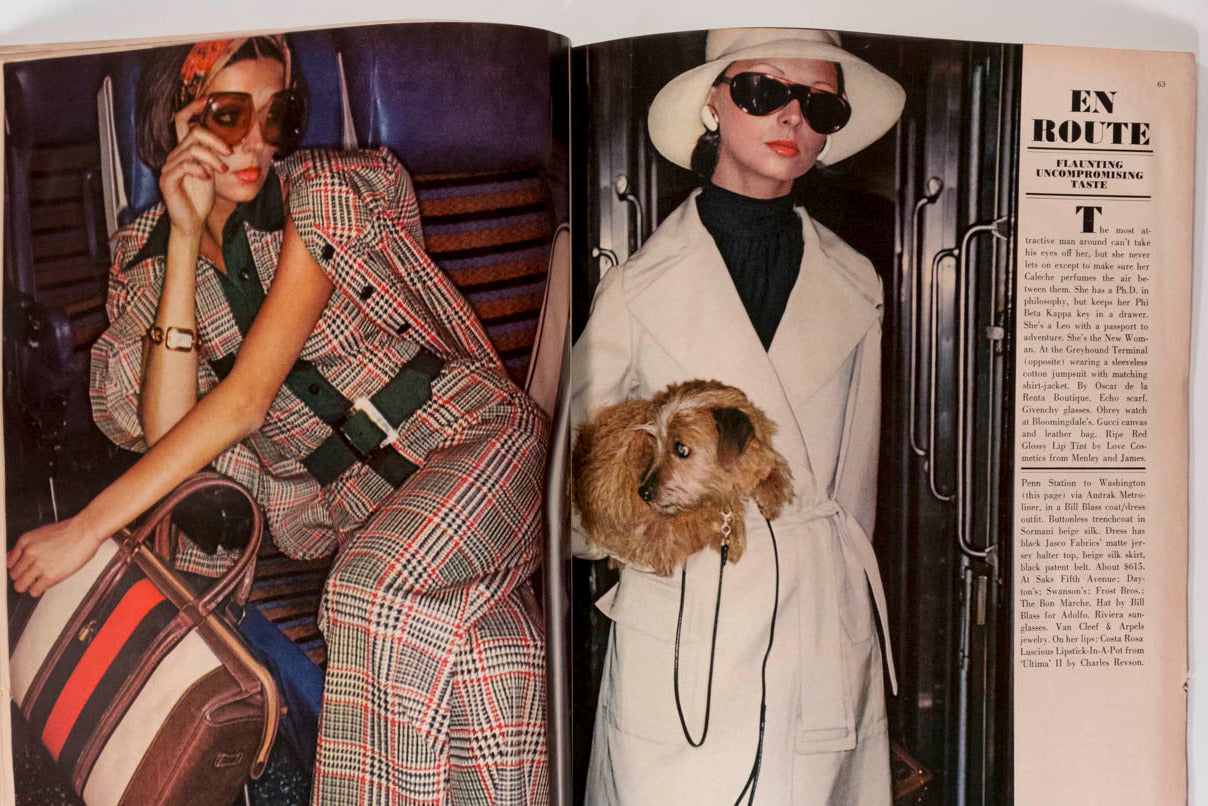 Marisa Berenson HALSTON Elsa Peretti HIRO Harper's Bazaar magazine May 1972 vtg (Copy)