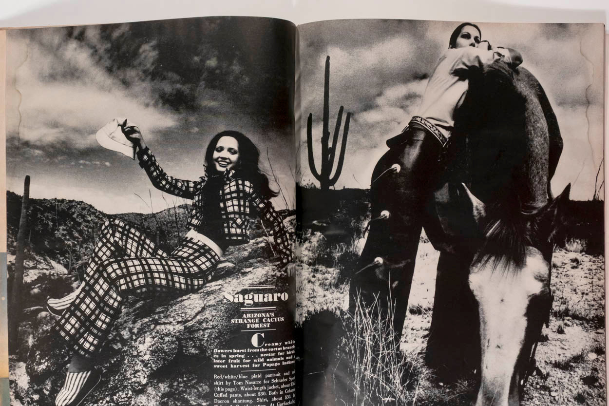 Marisa Berenson HALSTON Elsa Peretti HIRO Harper's Bazaar magazine May 1972 vtg (Copy)