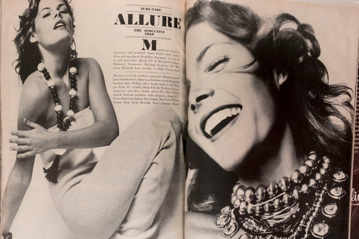 Marisa Berenson HALSTON Elsa Peretti HIRO Harper's Bazaar magazine May 1972 vtg (Copy)